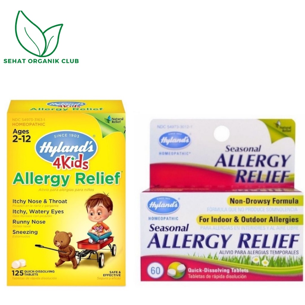 Jual Hyland's Seasonal Allergy Relief 60 QuickDissolving Tablets