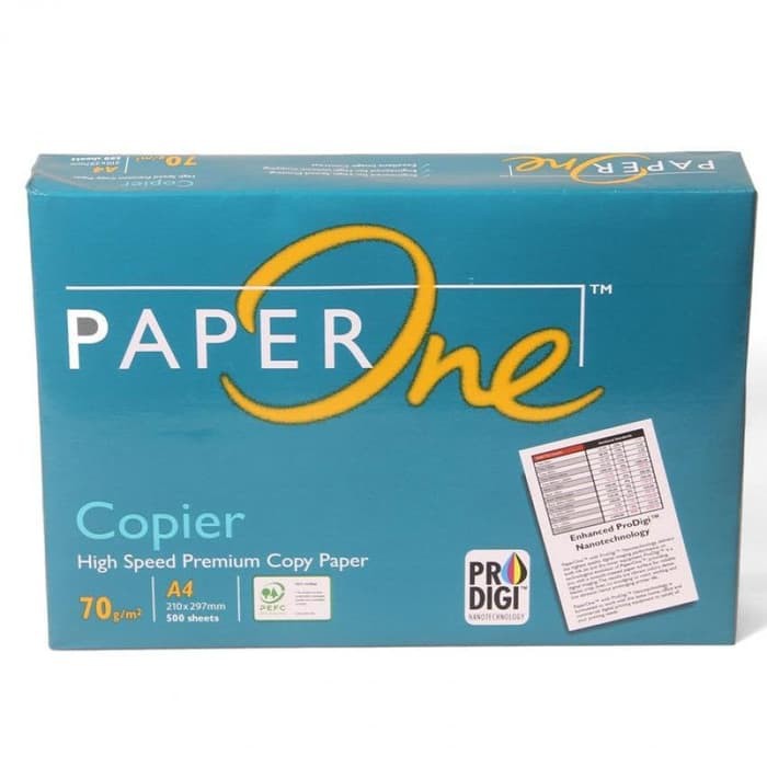 Jual KERTAS A4 70gr PAPER ONE KERTAS HVS PAPERONE ORIGINAL PRODIGI ...
