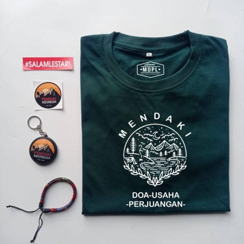 Jual Kaos Pendaki Gunung Mendaki Doa Usaha Mdpl Distro Shopee Indonesia