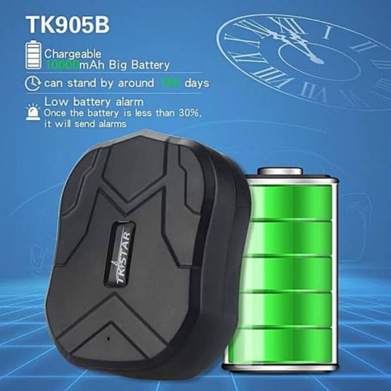 Jual GPS Tracker TK905B Portable Waterproof Upgrade TK905 10000mAh ...