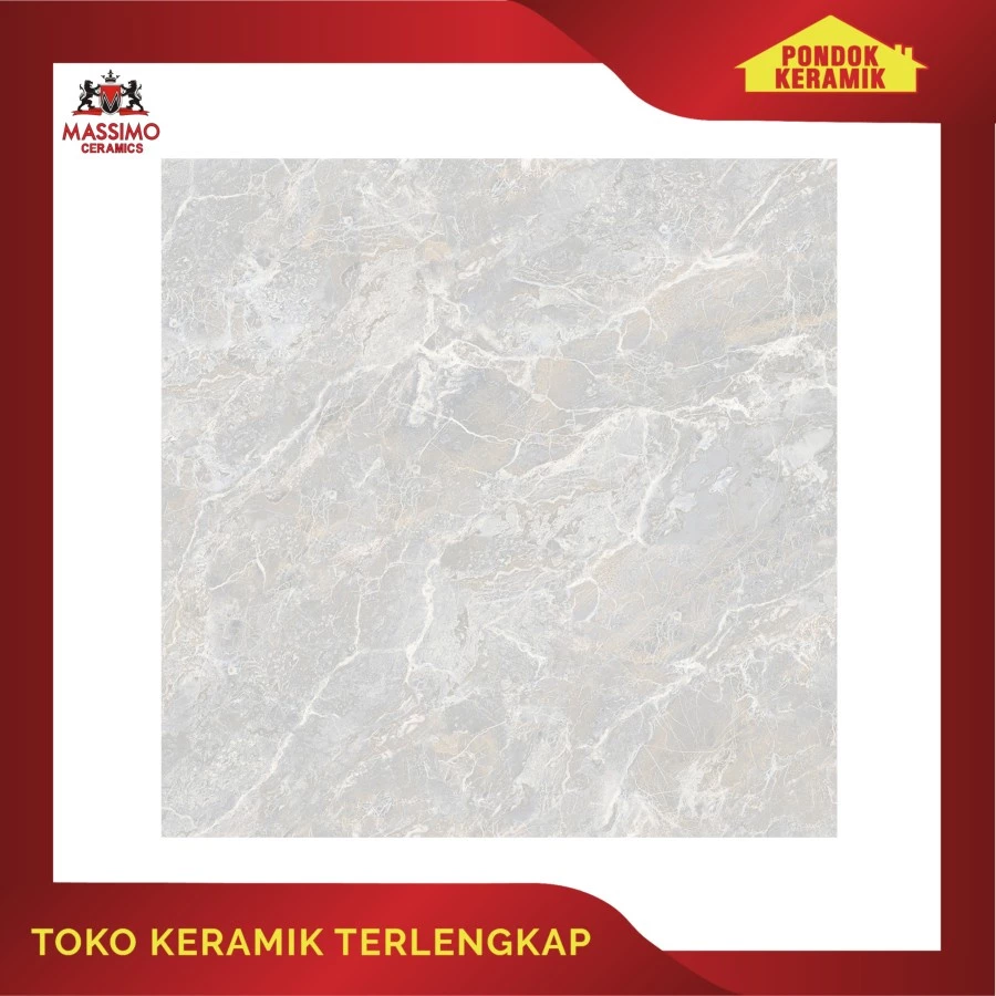 KERAMIK LANTAI MASSIMO 60X60 BELGIA L GREY