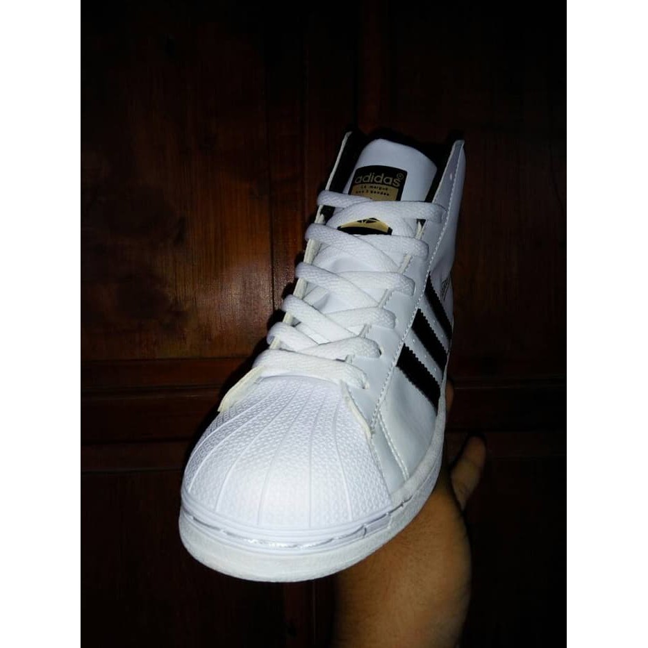 Harga sepatu adidas superstar high best sale