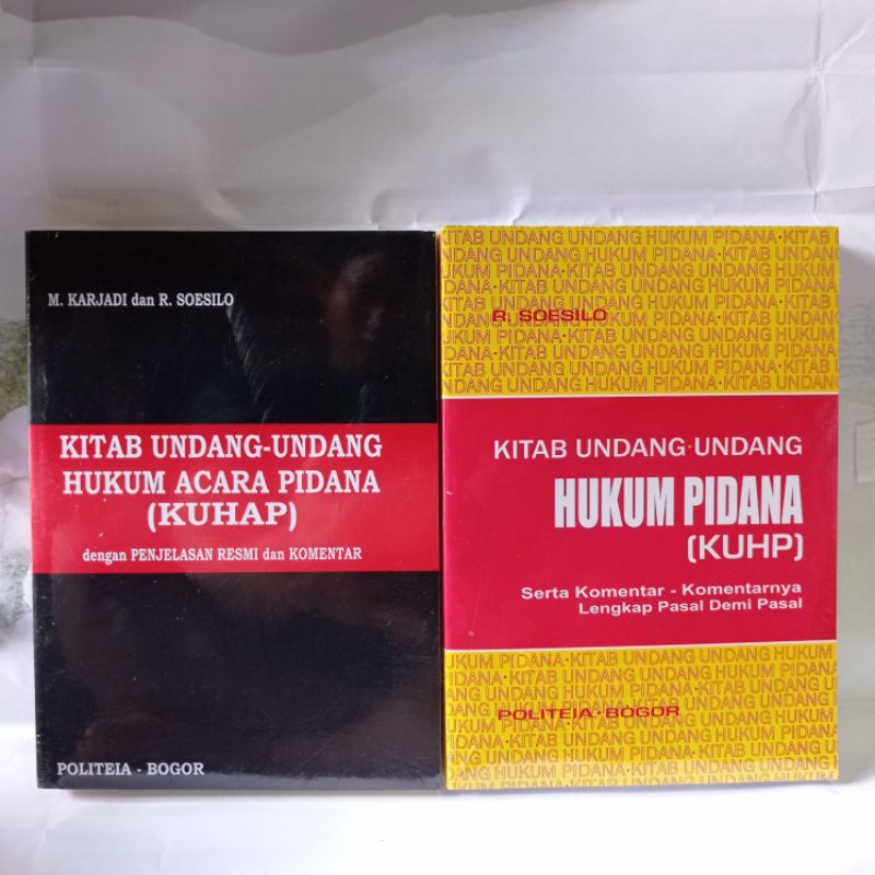 Jual BUKU KITAB UNDANG-UNDANG HUKUM ACARA PIDANA ( KUHAP ) / KITAB ...