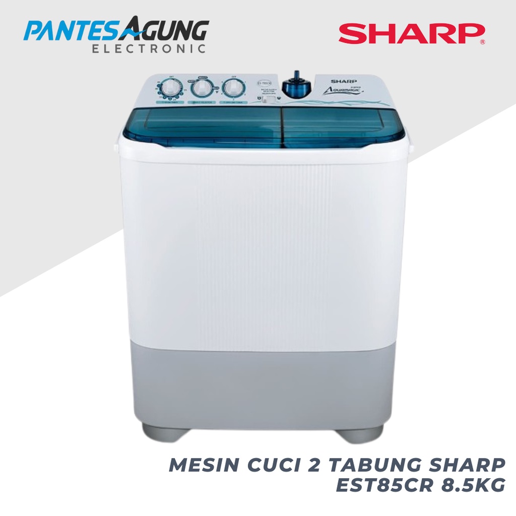 Jual MESIN CUCI 2 TABUNG SHARP EST85CR 8.5KG | Shopee Indonesia