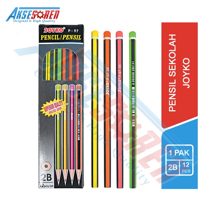 Jual Pensil 2b Joyko P 97 [1 Pak] Alat Tulis Ujian Komputer Pencil