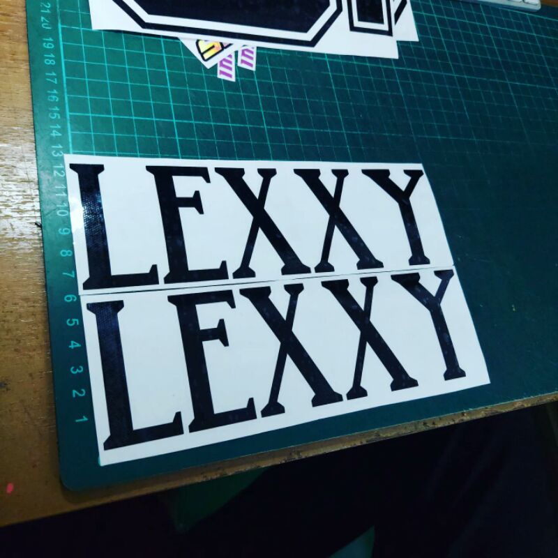 Jual Sticker Cutting Lexxy isi 2 pcs | Shopee Indonesia