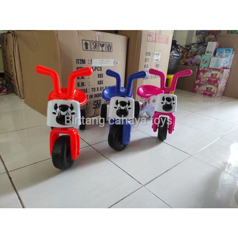 Jual sepeda dorong sapi roda tiga push bike FD 306 305 ride on sepeda ...
