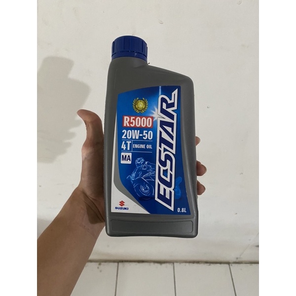 Jual OLI SUZUKI SGO ECSTAR R5000 4T 20w-50 800ml | Shopee Indonesia