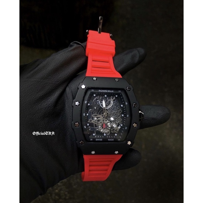 Jual RM WATCH LIMITED EDITION ( RED COLOUR SKA JEWELRY WATCH ) Shopee