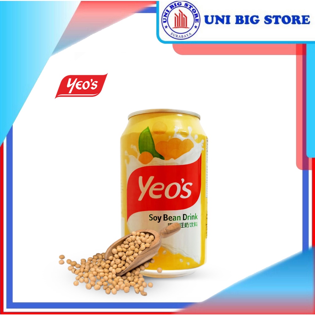 Jual Yeos Yeos Soy Bean Drink Can 300 Ml Minuman Susu Sari Kedelai Tau Cing Shopee Indonesia 7022