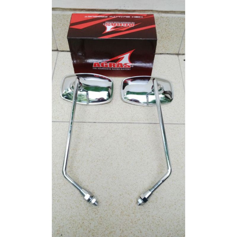 Jual Cermin Motor Kaca Spion Sepion Kotak Petak Retro Suzuki RC80 RC100 ...