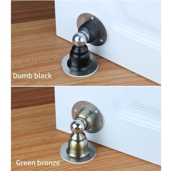 Jual Magnetic Door Stopper - Alat Penahan Pintu Magnet Besi Round ...