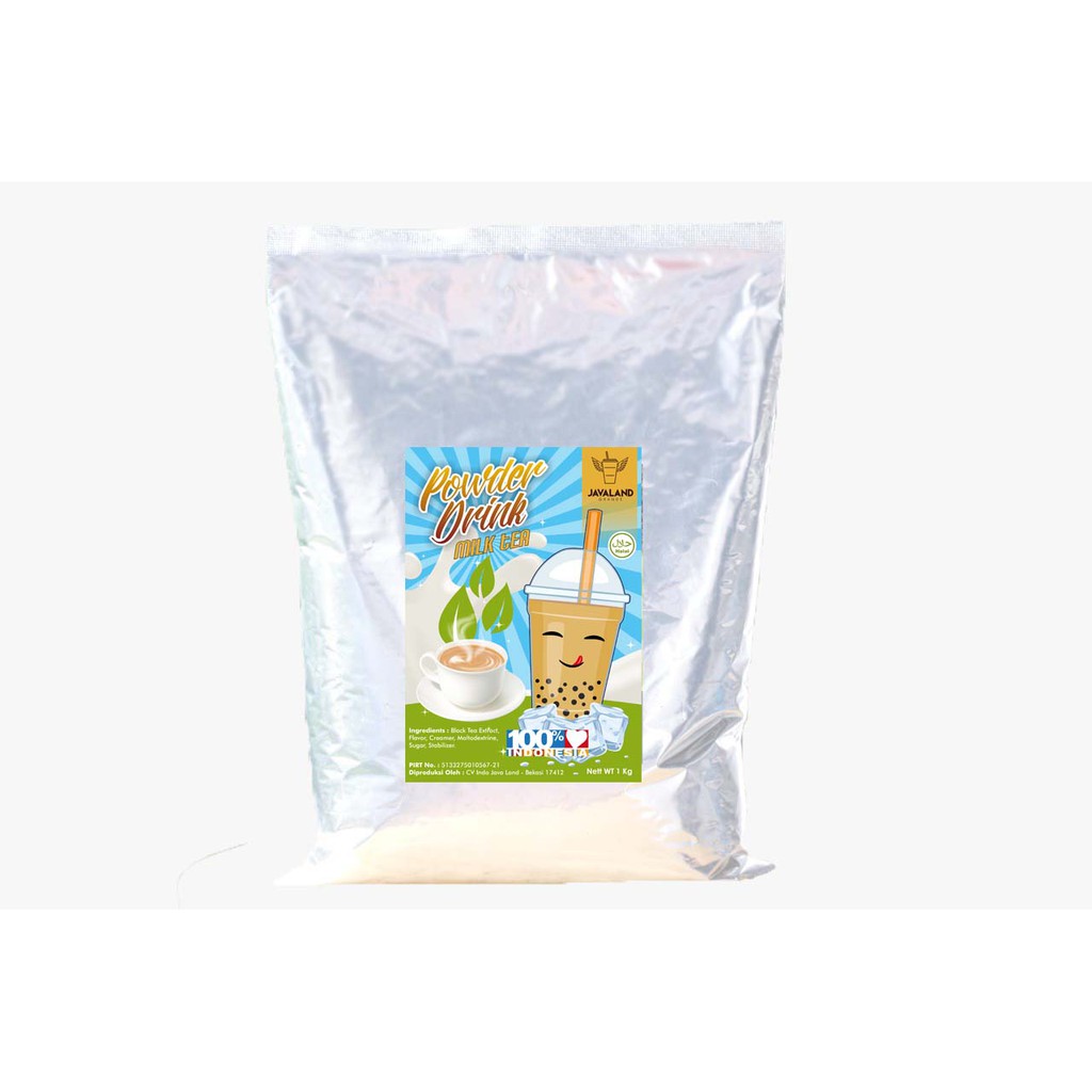 Jual Bubuk Minuman Rasa Milk Tea Javaland 100% Halal MUI | Teh Susu ...