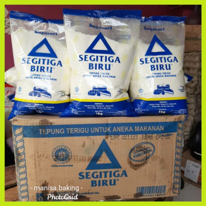 Jual TEPUNG TERIGU SEGITIGA BIRU ECO PACK 1 DUS ISI 12 | Shopee Indonesia