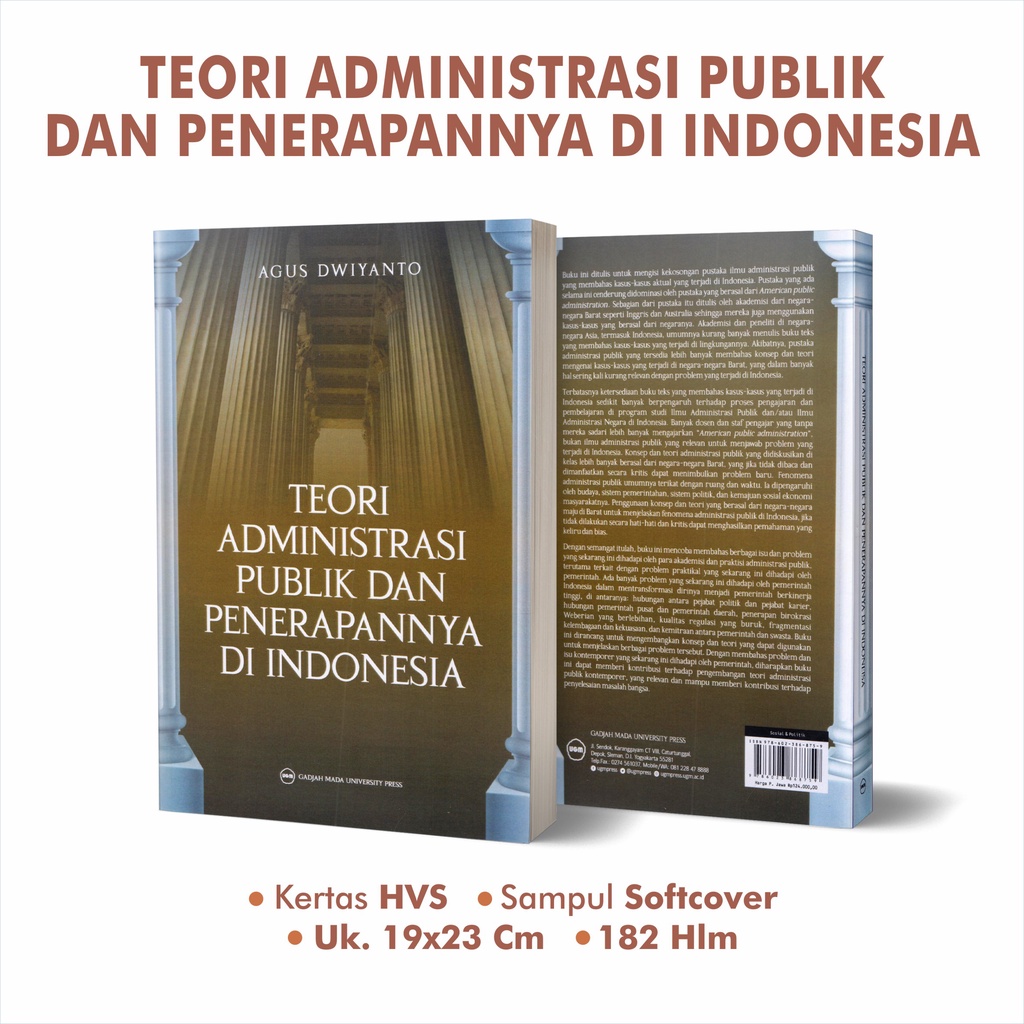 Jual Buku Pendidikan Politik Teori Administrasi Publik Dan Penerapannya Di Indonesia Softcover