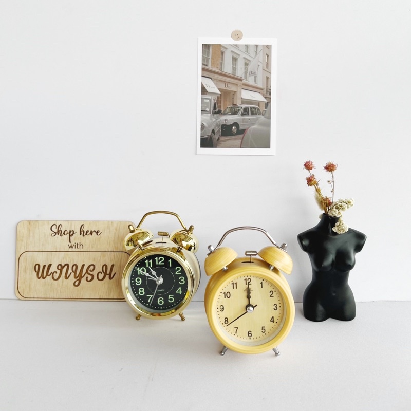 Jual Jam wecker aesthetic, jam aesthetic, jam hias | Shopee Indonesia