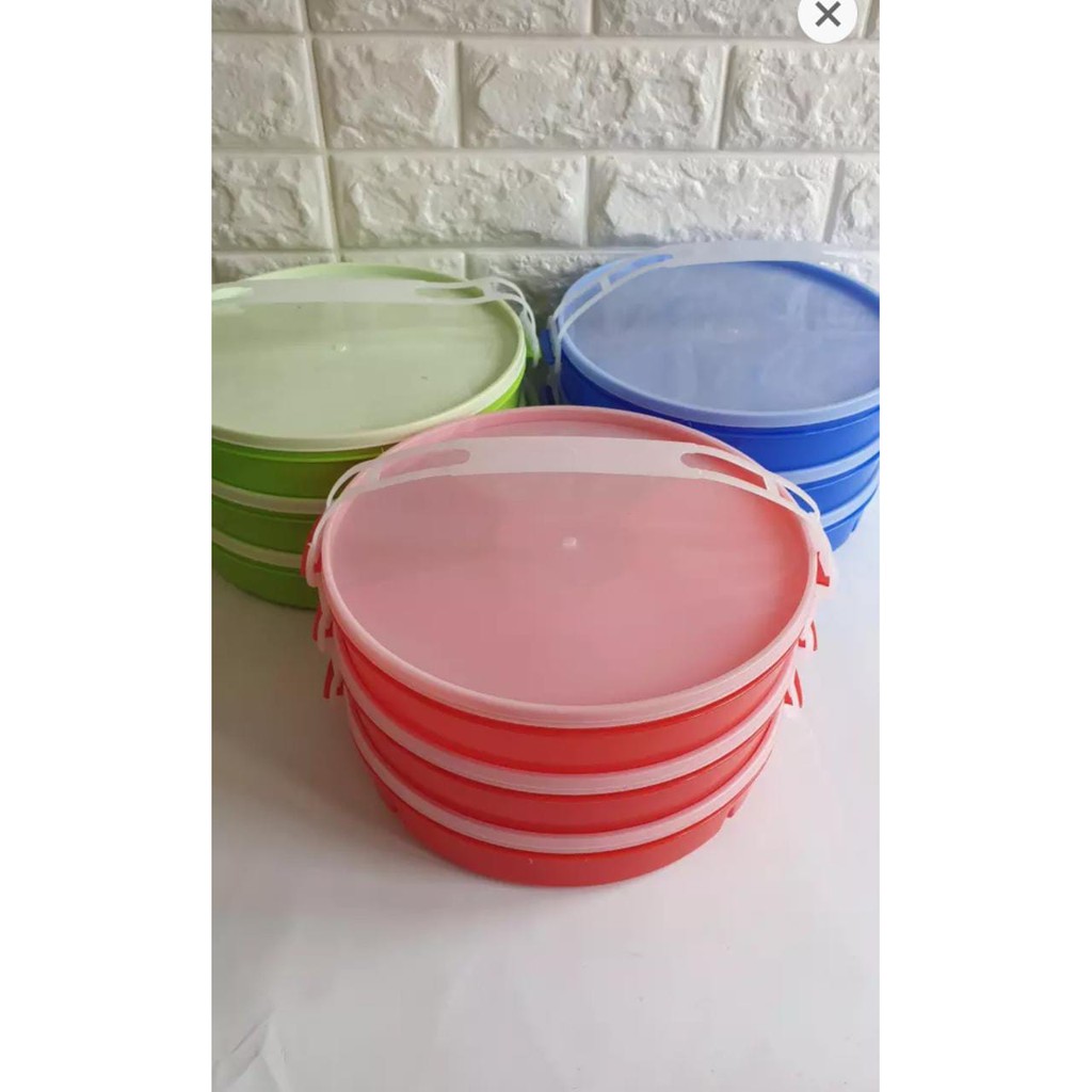 Jual Rantang Catering Bulat Susun 3 / Rantang Katering / Lunch Box ...
