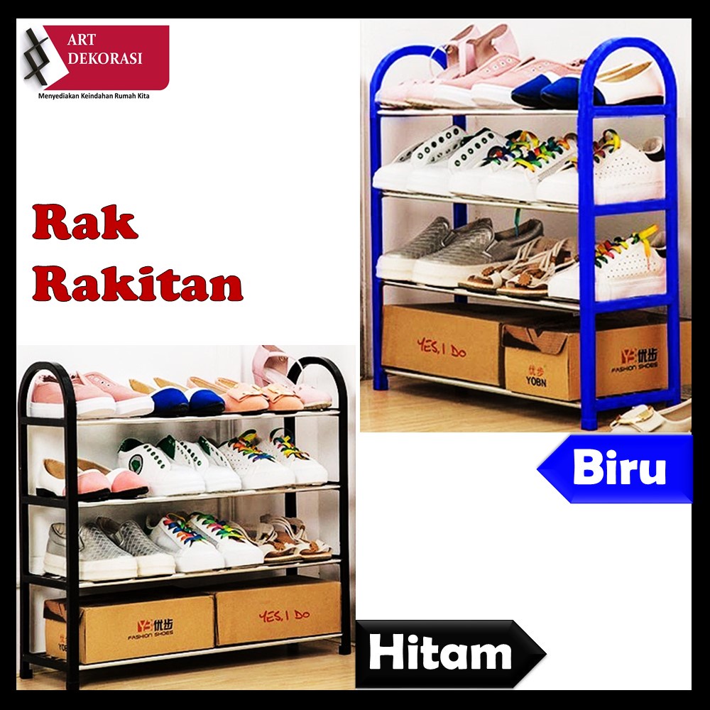 Jual Rak Sepatu Rak Sandal Rakitan Simple Dan Ringan Dekorasi Rumah ...