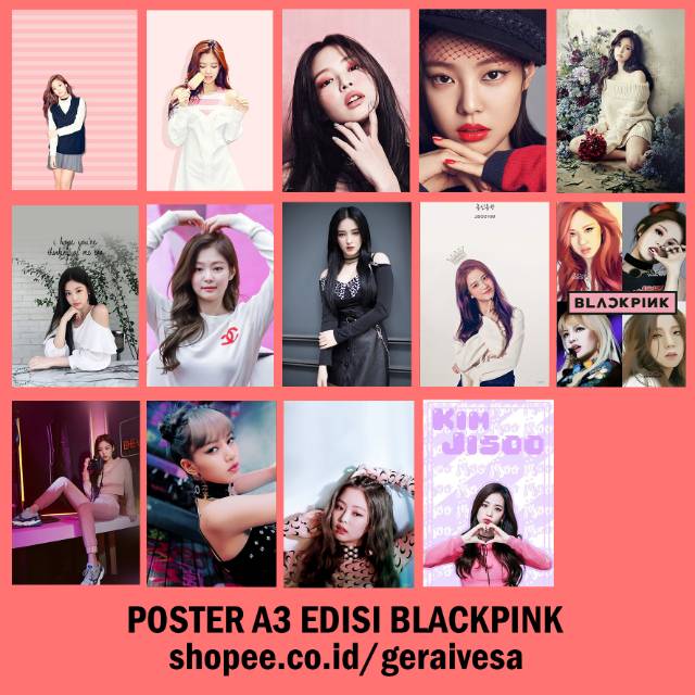 Jual POSTER A3 EDISI BLACKPINK | Shopee Indonesia