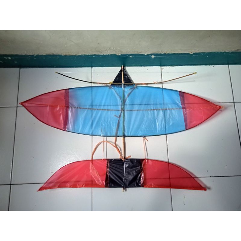 Jual KERANGKA LAYANGAN/WAU TRADISIONAL GAPANGAN PANJANG 1M (Bonus