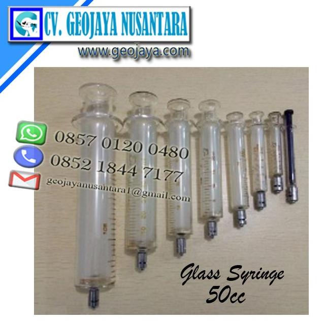 Jual Syringe Glass Metal 50Ml / 50Cc - Syringe Luer Lock Head | Shopee