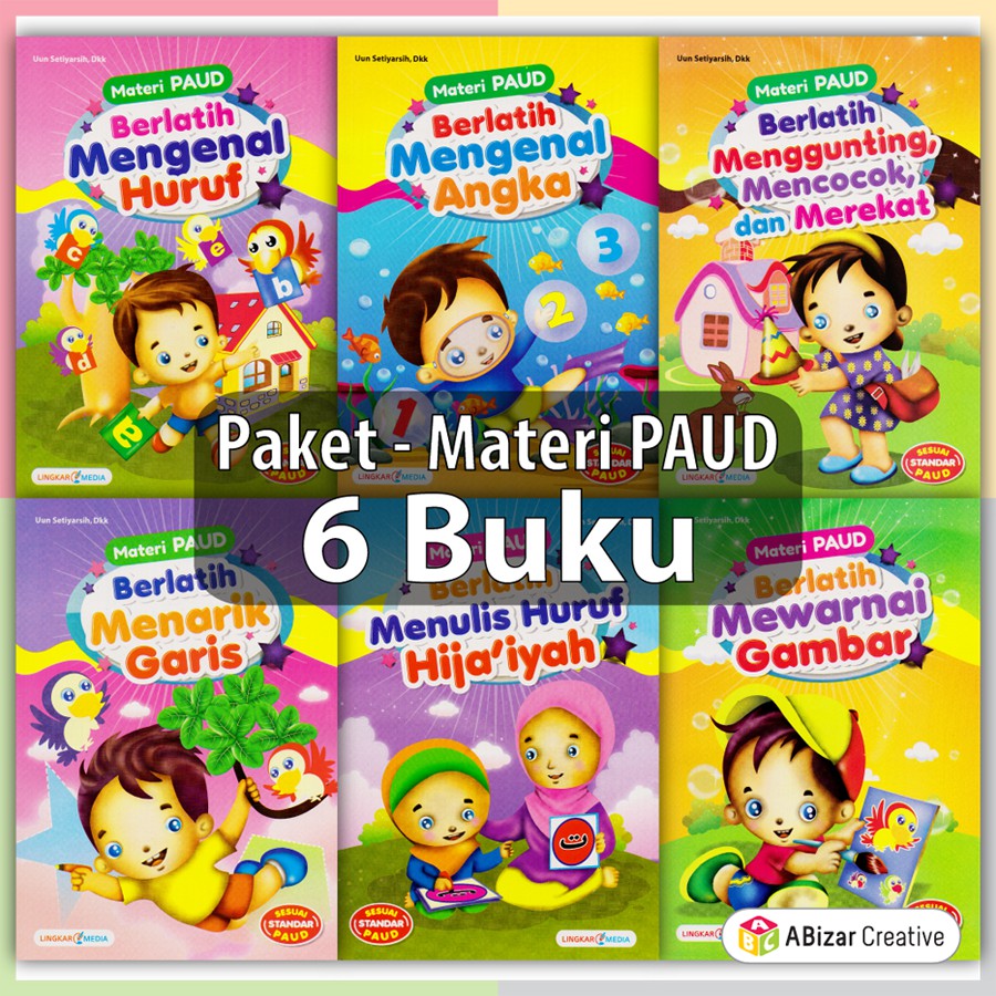 Jual Paket - Buku Materi PAUD (6 Buku) | Shopee Indonesia