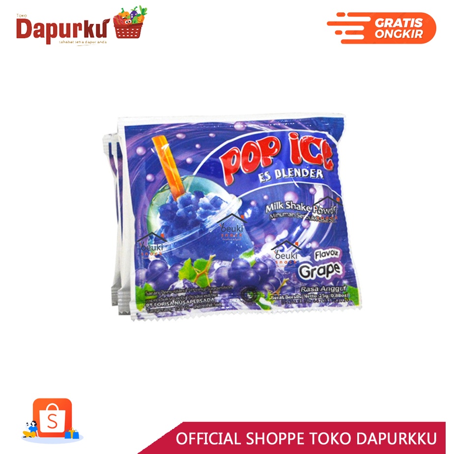 Jual Pop Ice Es Blender Ecer Sachet 25gr Pop Es Dapurku Shopee Indonesia 2479