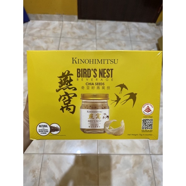 Jual Kinohimitsu Bird's Nest with Fruity Camellia / Chia Seed / Korean