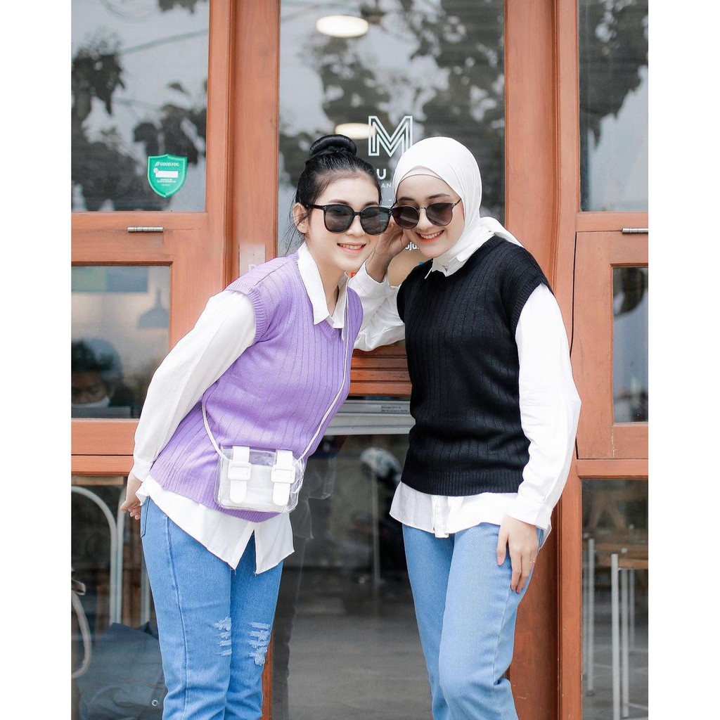 Jual FORMAL OUTFIT - Kemeja + Rompi (1 Set) - Kualitas PREMIUM | Shopee ...