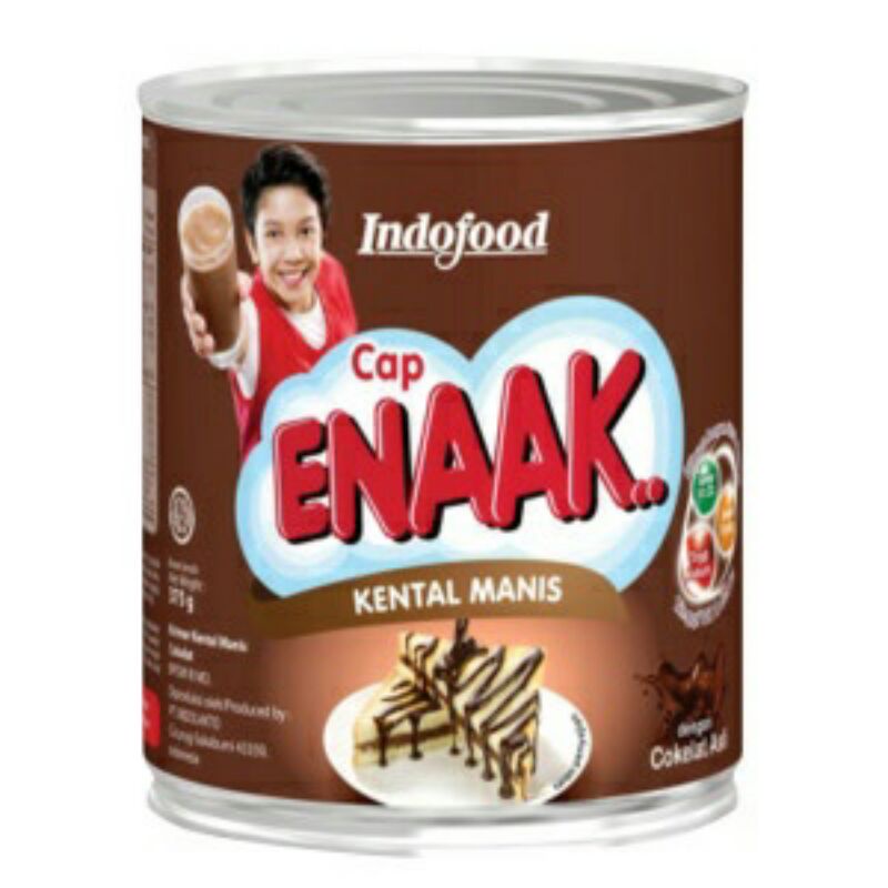 Jual Susu Kental Manis Cap Enak Cokelat 370gr | Shopee Indonesia
