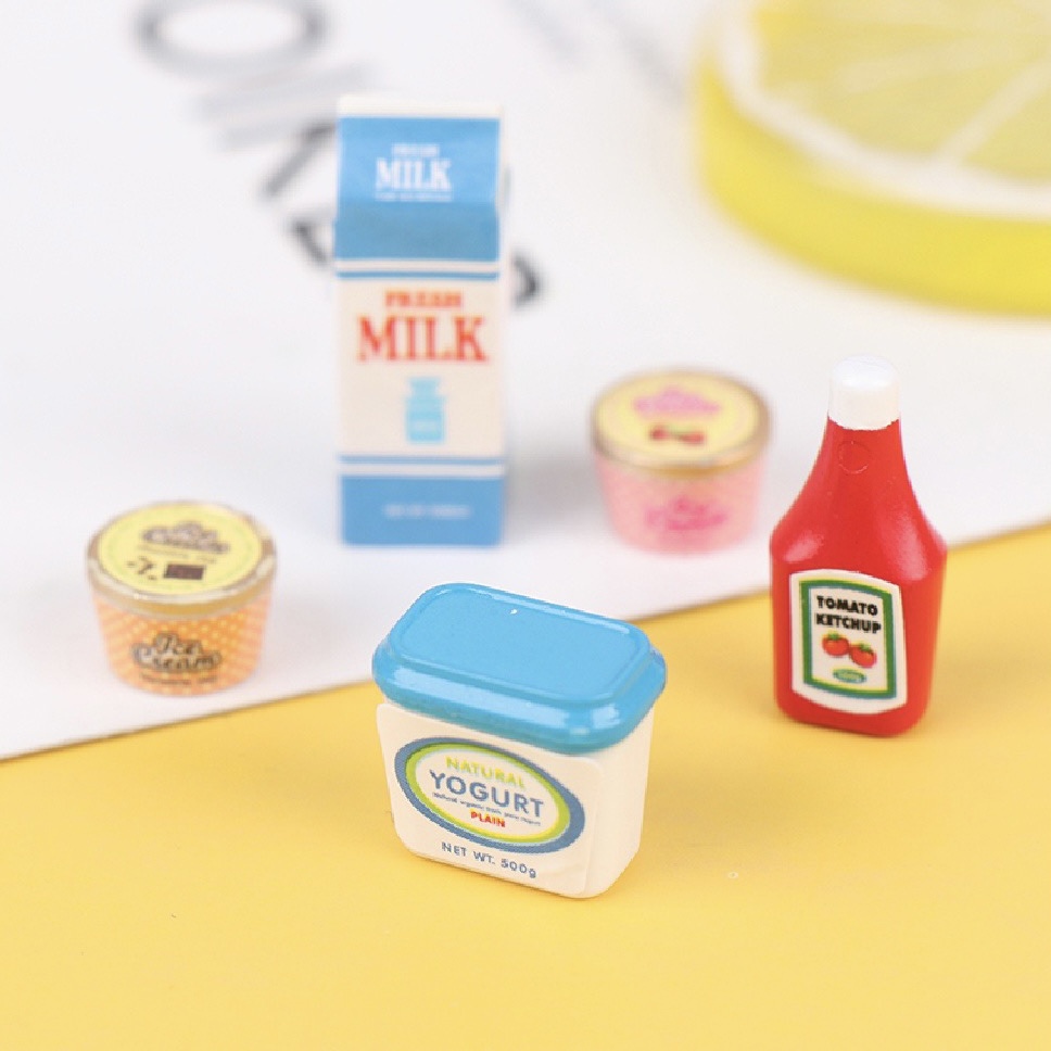 Jual Miniatur Miniature Cup Ice Cream/ Botol Saus Tomat Tomato Ketchup