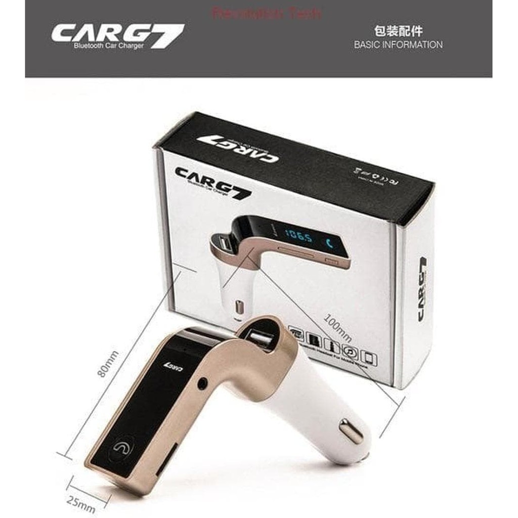 Jual CARG7 Car Charger Bluetooth Receiver Modulator CARG 7 Charger