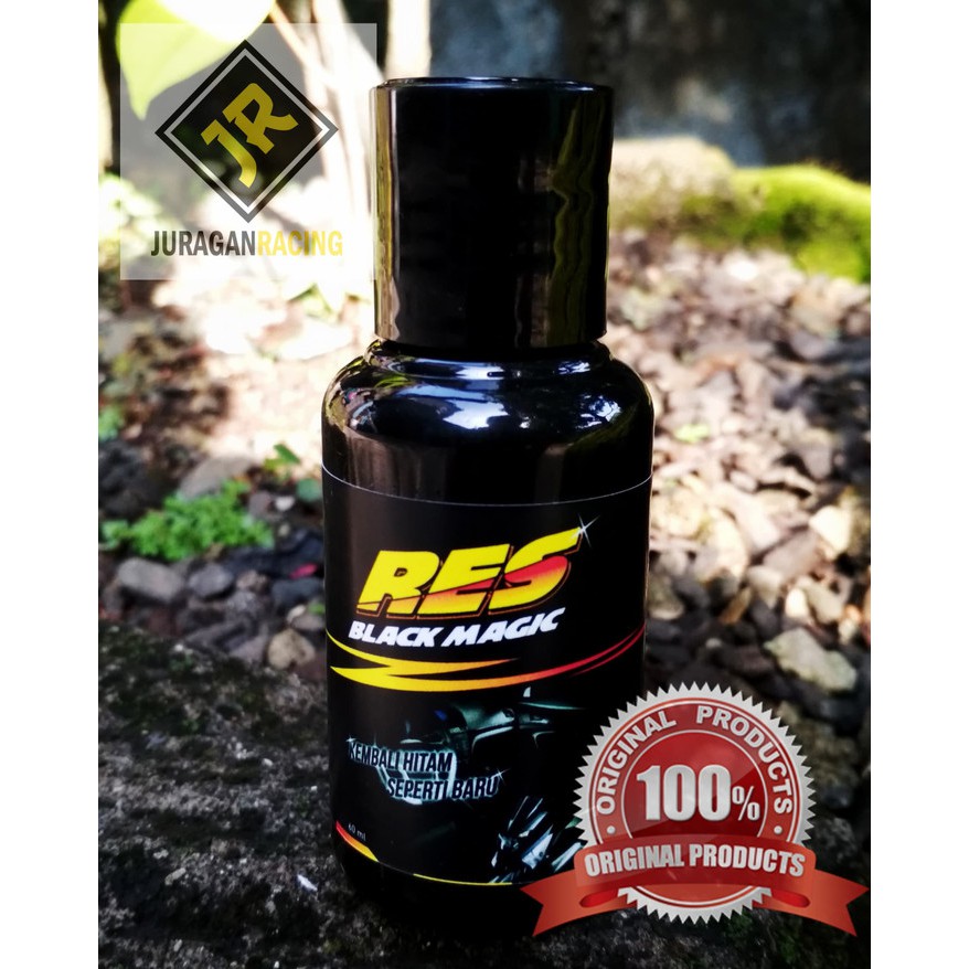 Jual Res Black Magic 60 Ml Penghitam Body Motor Dan Dashboar Mobil Shopee Indonesia 6208