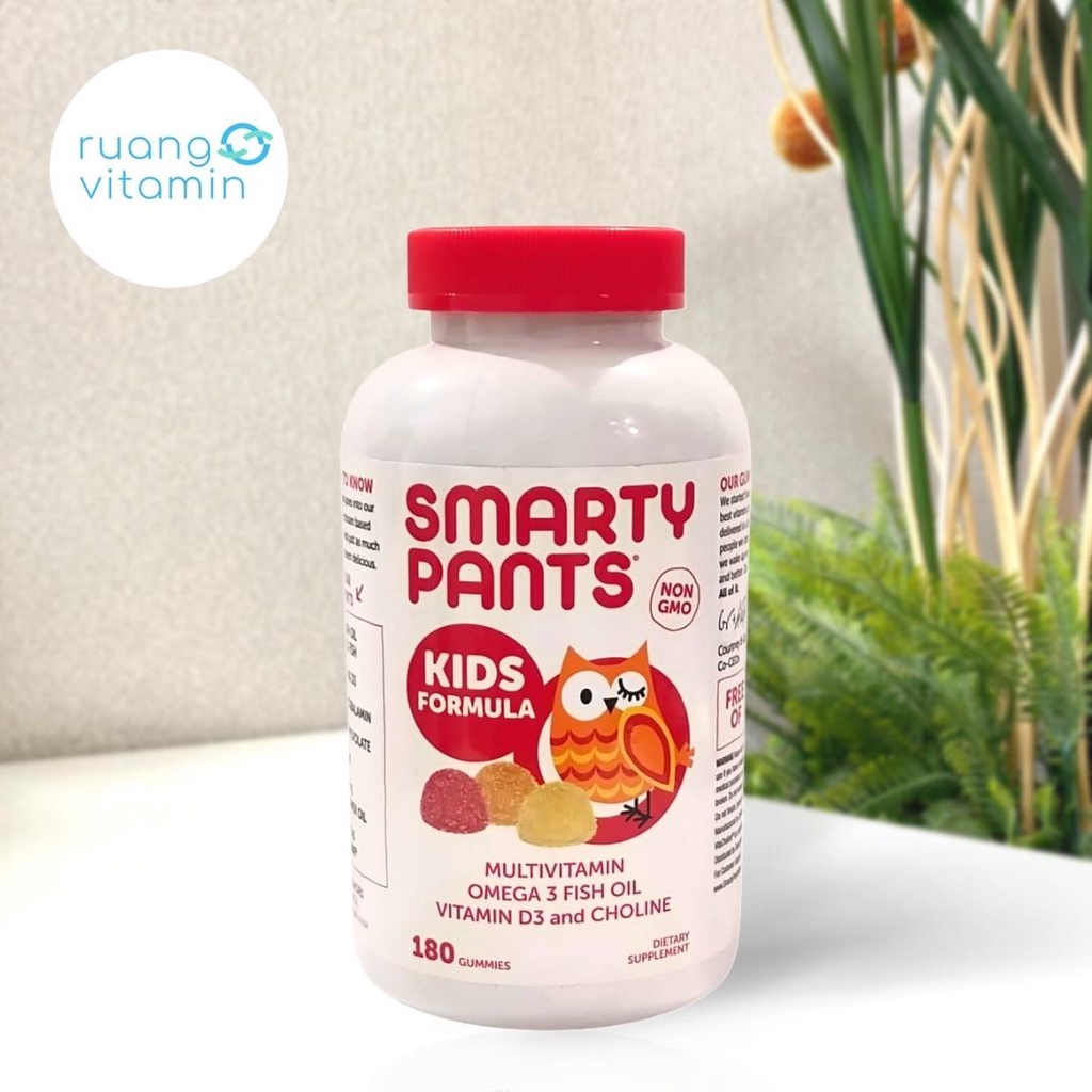 Jual SMARTY PANTS Kids Multivitamin Omega 3 Vitamin D3 (180 Gummies