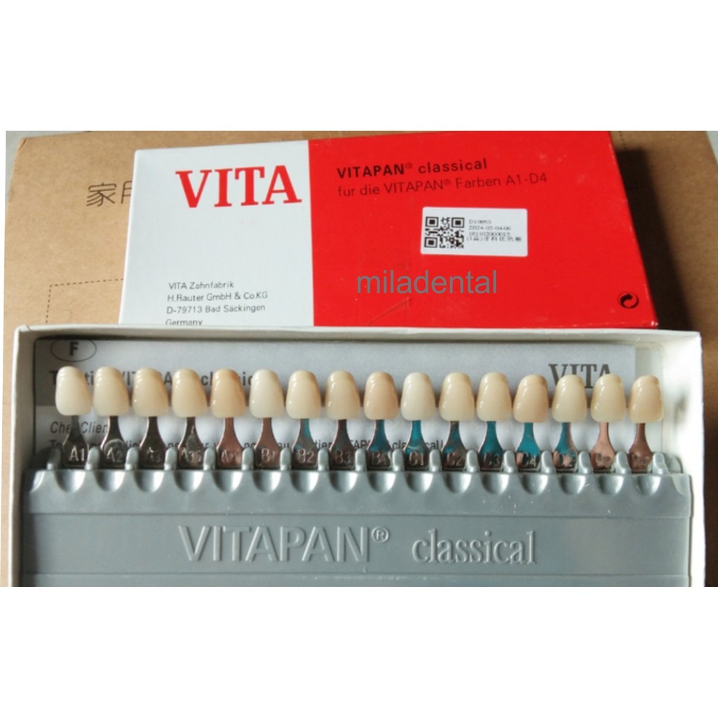 Jual VITAPAN Classical Dental Shade Vita Papan Panduan Warna Gigi