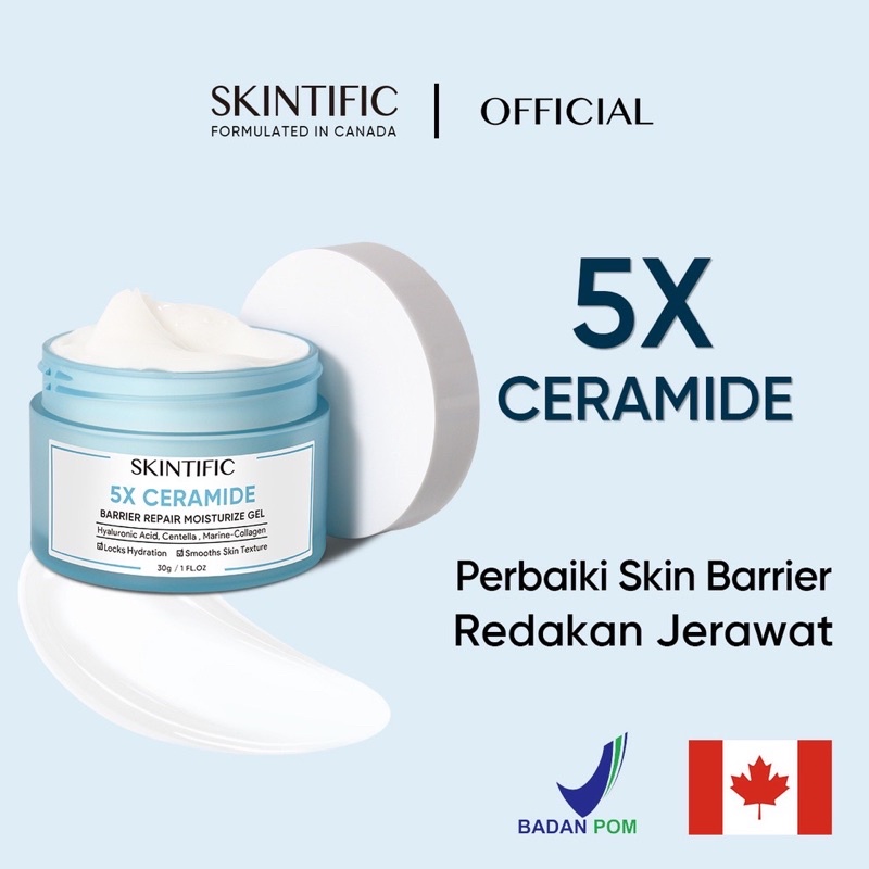 Jual READYSTOCK SKINTIFIC 5x CERAMIDE MOISTURIZER BARIER REPAIR GEL ...