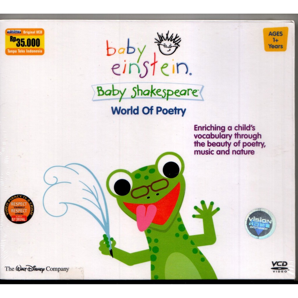 Jual vcd baby einstein baby shakespeare world of poetry shopee indonesia
