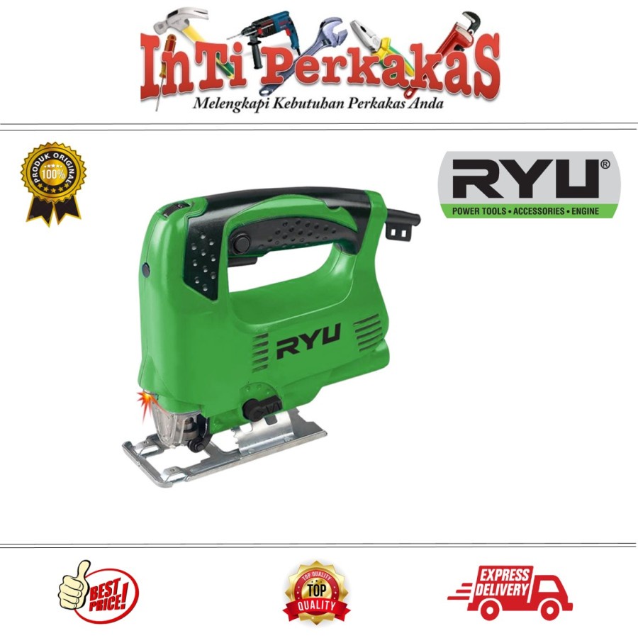 Jual RYU MESIN JIG SAW MESIN GERGAJI TRIPLEK DENGAN LASER RYU RJS 65-1 ...