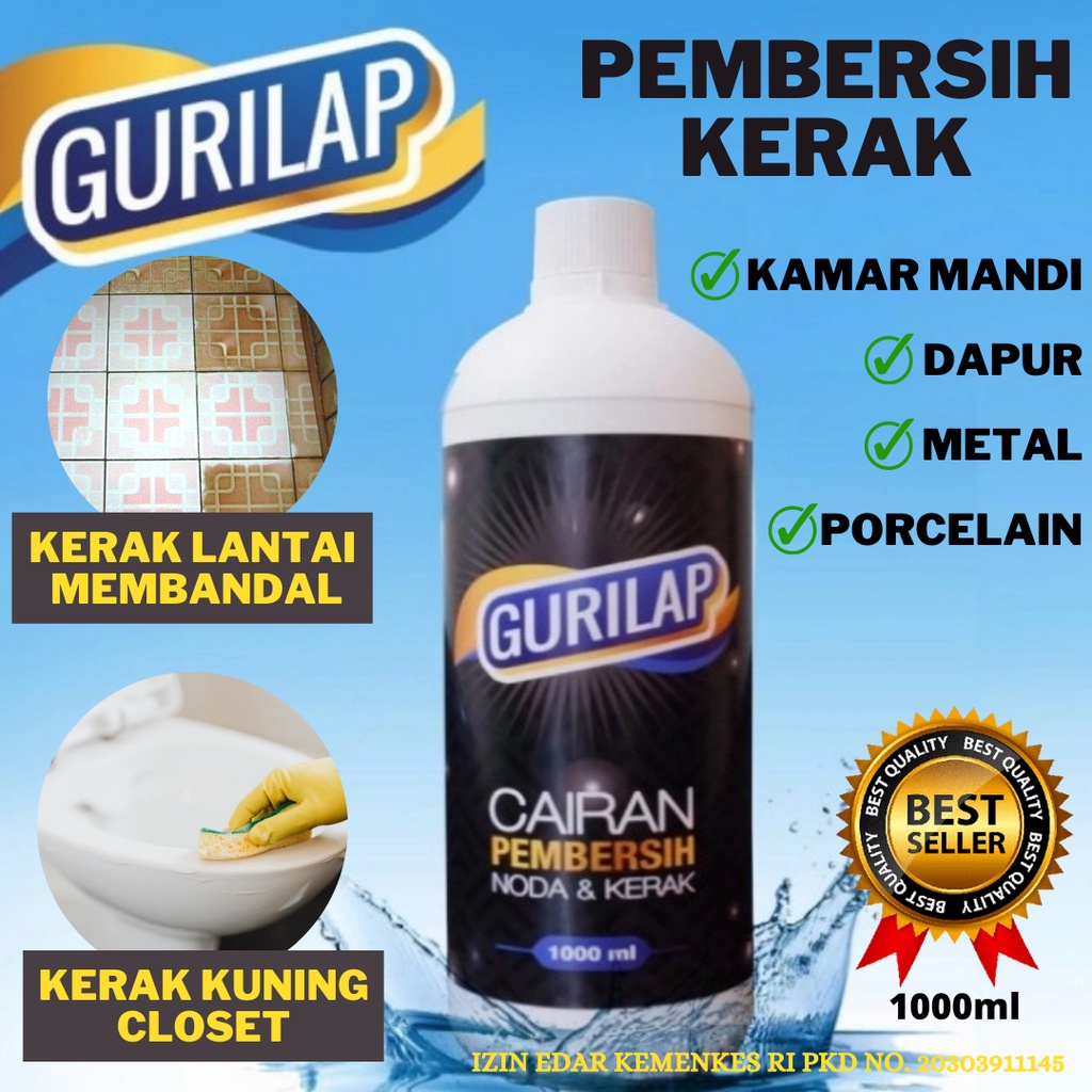 Jual Pembersih Noda Dan Kerak Paket Triple Gurilap Porcelain