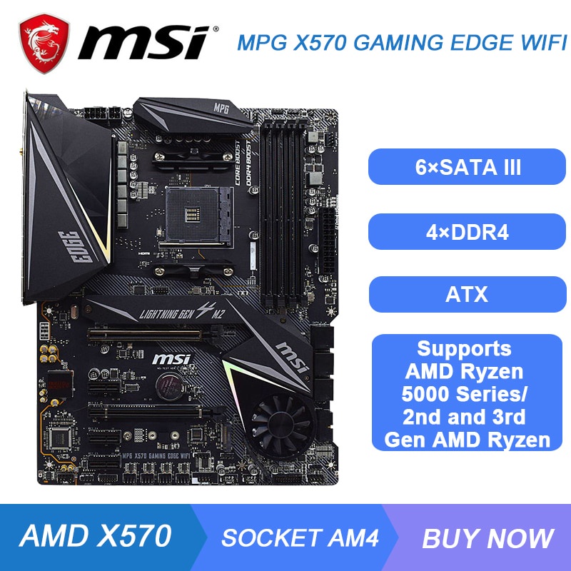 Jual PREORDER MSI MPG X570 GAMING EDGE WIFI Mining Motherboard AM4