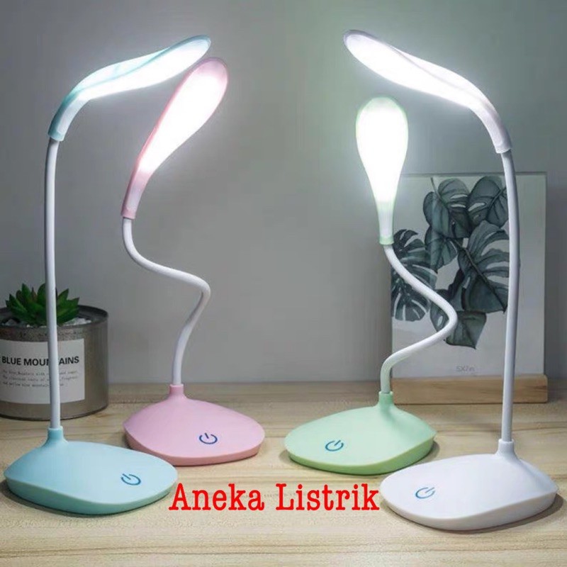 Jual LAMPU BELAJAR LED RECHARGEABLE / DESK LAMP LED / LAMPU BELAJAR ...