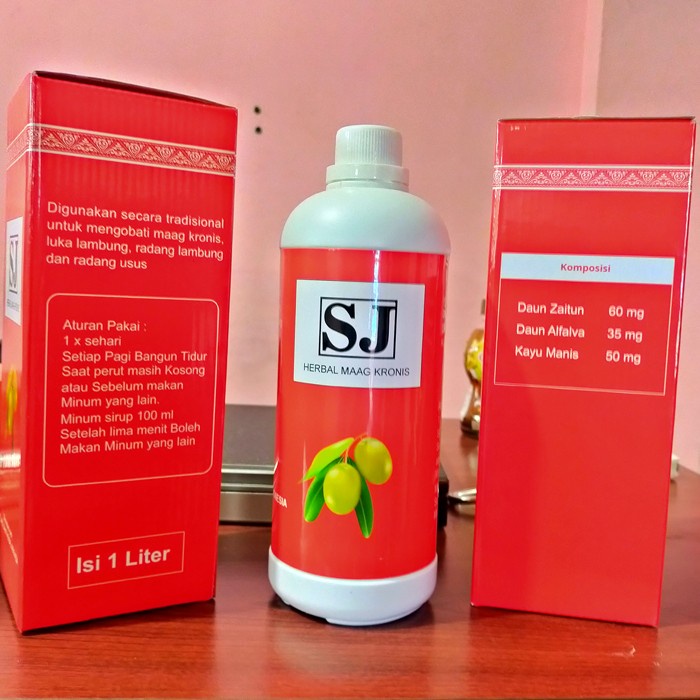 Jual D1011dd Obat Asam Lambung Herbal Cair Produk Sj 1 Liter Gr040h