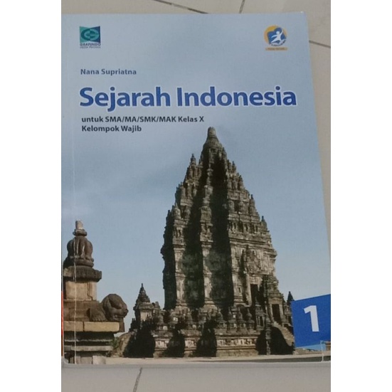 Jual Sejarah Indonesia Kelas 10 Grafindo (bekas) | Shopee Indonesia