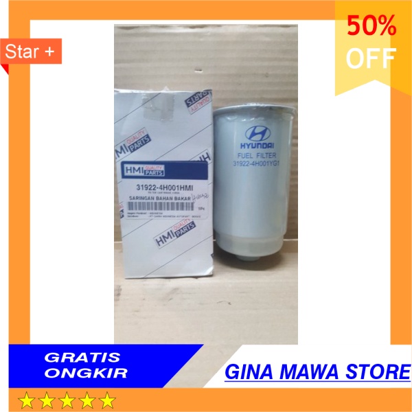 Jual PROMO !!! saringan solar fuel filter bawah hyundai H1 diesel
