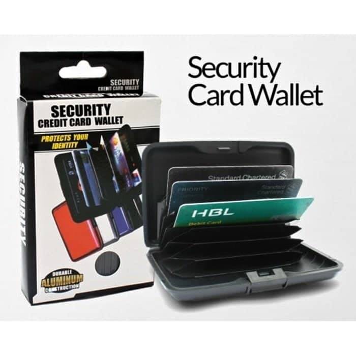 Jual Dompet Kartu Aluminium Tempat Kartu / Card guard aluminium wallet ...