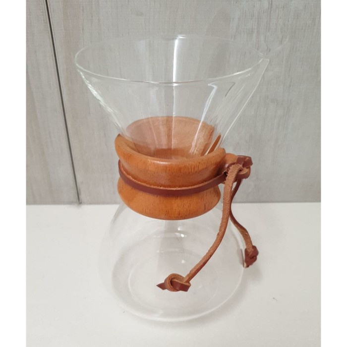 Jual Baru Chemex Coffee 400ml Pour Over Wood Handle Pot Kopi Pour Over Shopee Indonesia