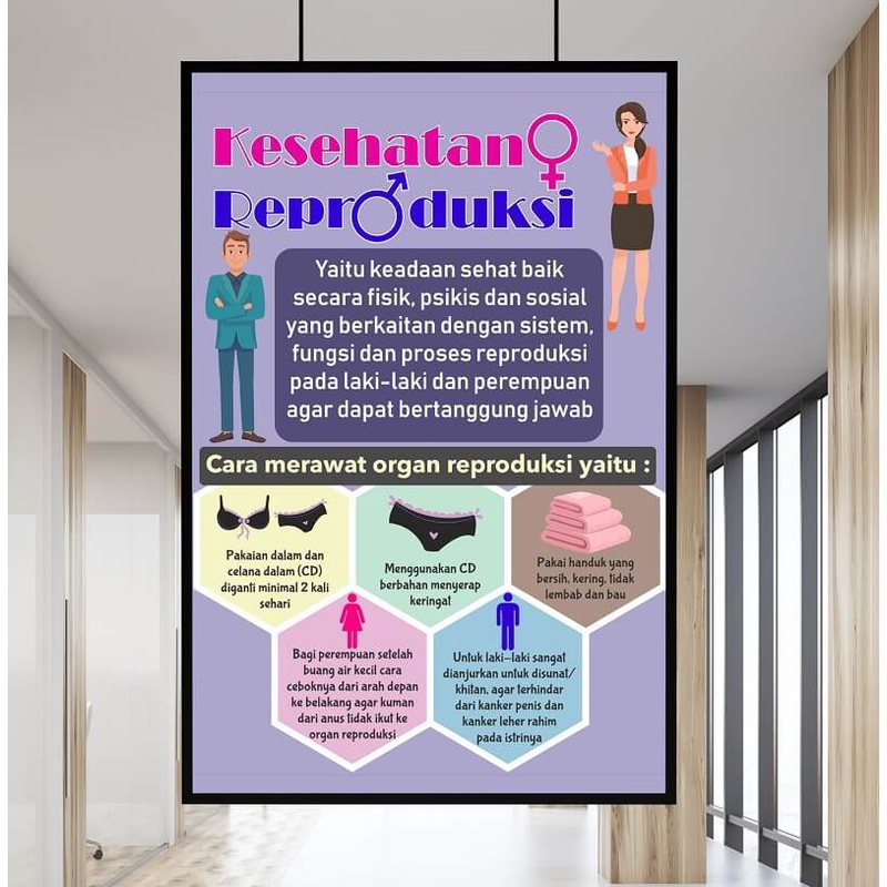 Jual Poster Menjaga Kesehatan Reproduksi Remaja Harga Untuk 1 Poster ...