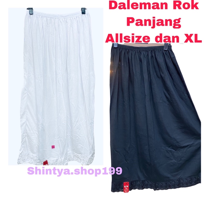 Jual Dalaman Rok Panjang | Rok Dalaman Panjang Allsize dan XL | Shopee ...