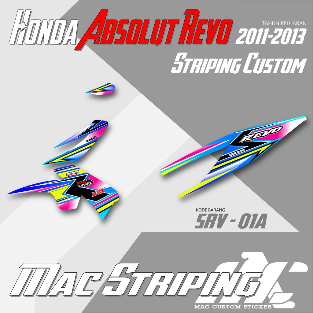 Jual STIKER VARIASI ABSOLUT REVO FI - SRV 01 - STIKER BEST SELLER LIST ...