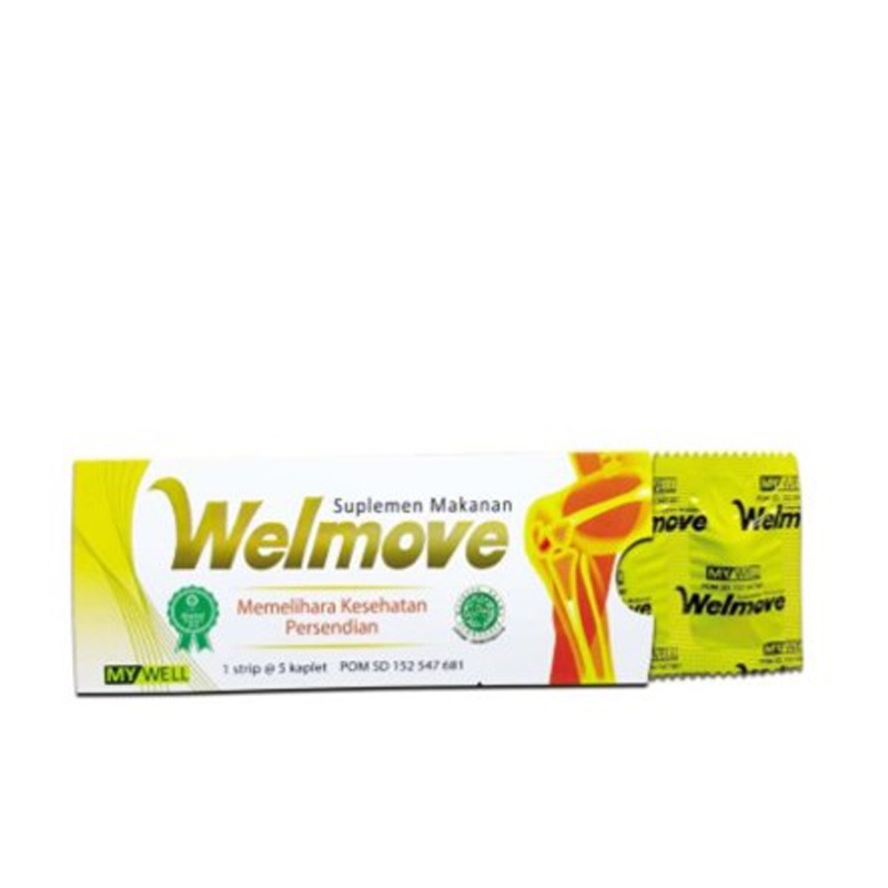 Jual Welmove Suplemen Makanan Strip 5 Tablet Shopee Indonesia 0670